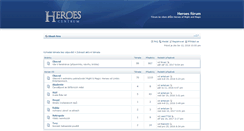 Desktop Screenshot of forum.heroes-centrum.com